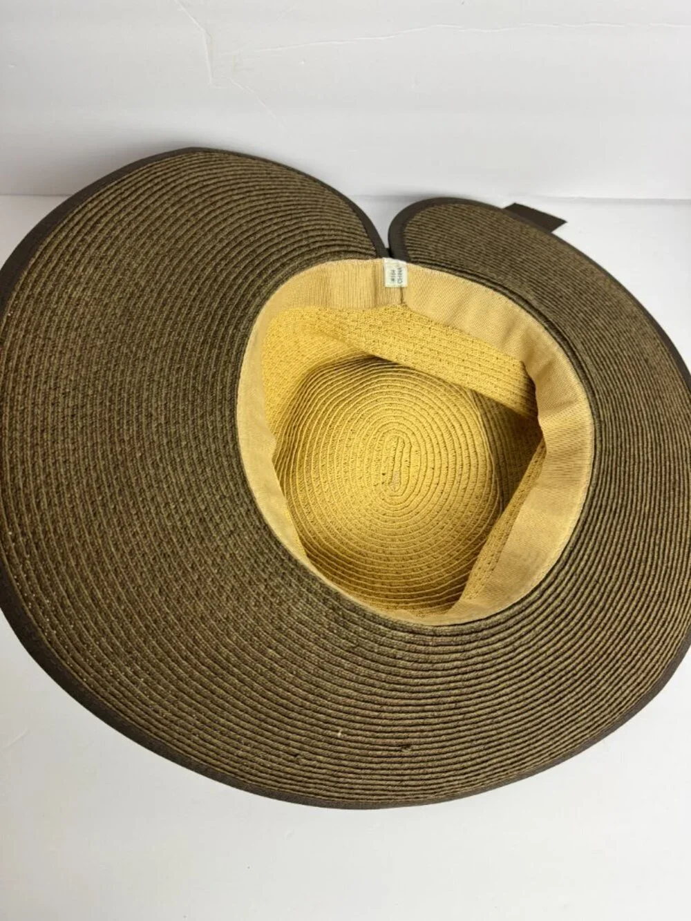 Summer Sun Floppy Hat 2 Tones Bow